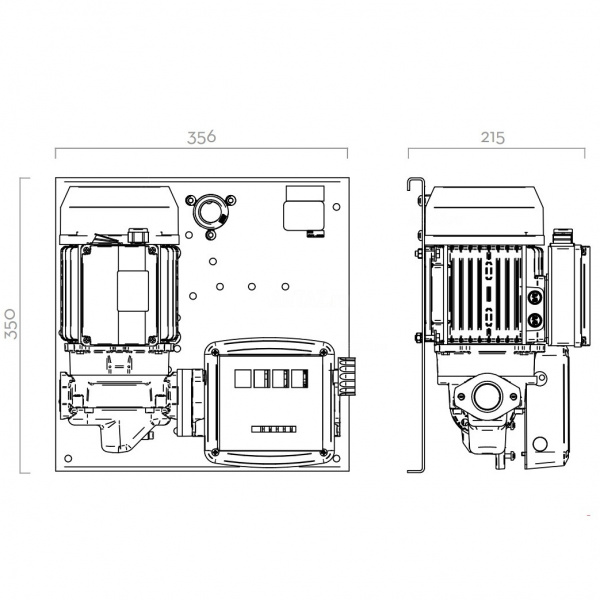 Заправочный комплект для дизеля 24 вольт Piusi ST BYPASS 3000 INLINE 24V K33 F0023600B